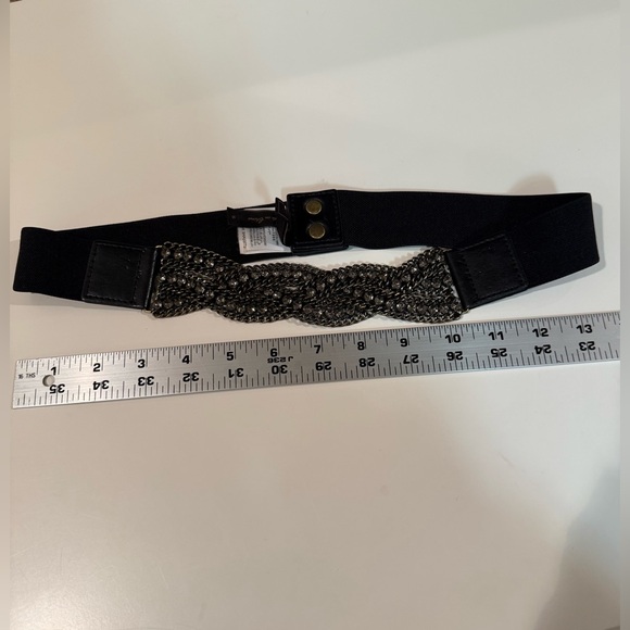 BCBG Max Azria jeweled chain belt, size small - Picture 2 of 8